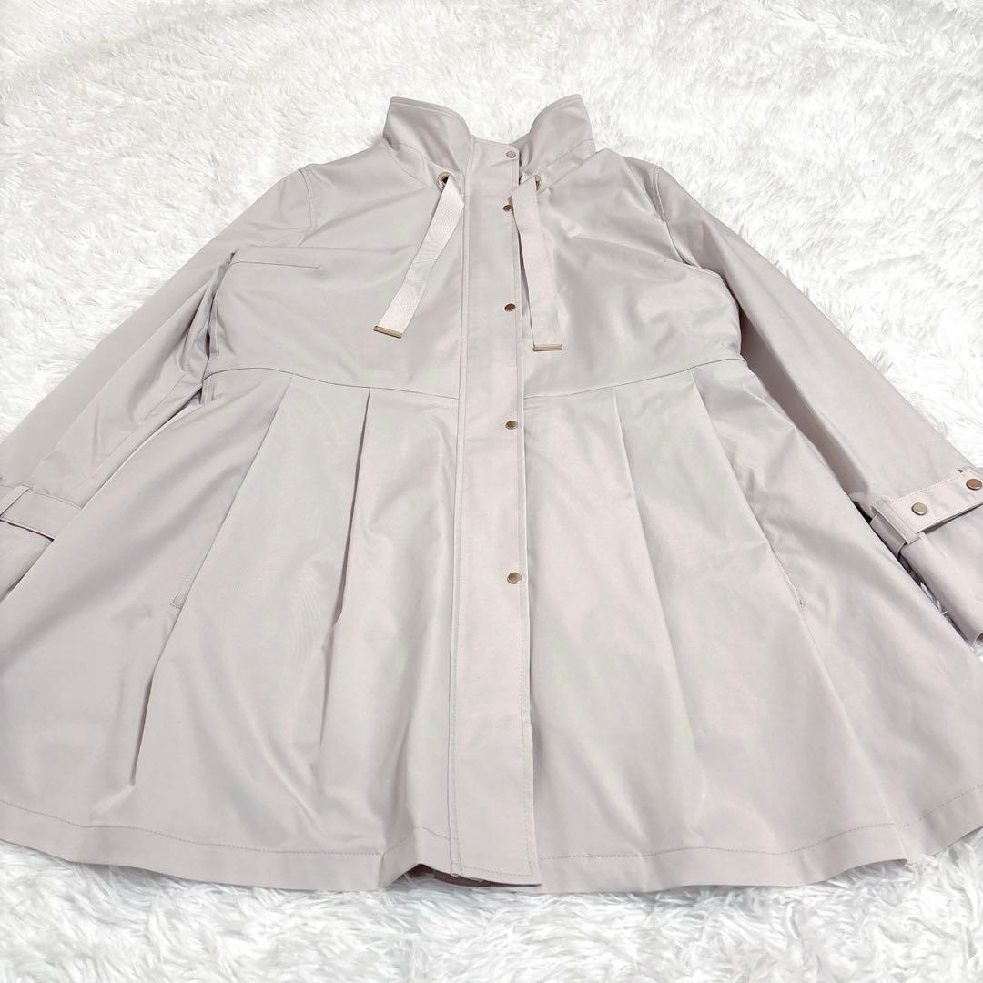 新品タグ付き　25SSアナイ ブライトツイルフレアミドルコート　36サイズ