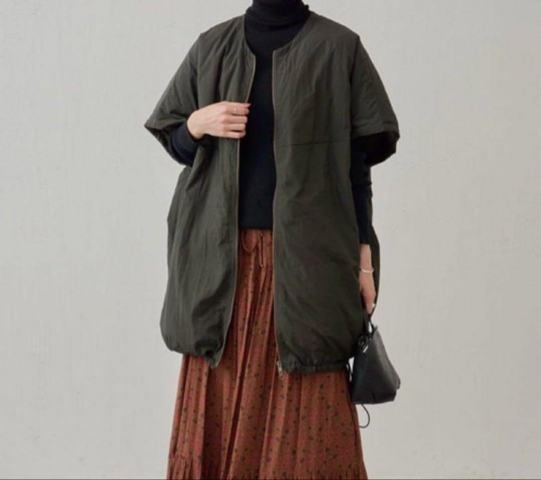 【美品】BEARDSLEY ビアズリー　ダウンビッグジレ　ダウンベスト　カーキ