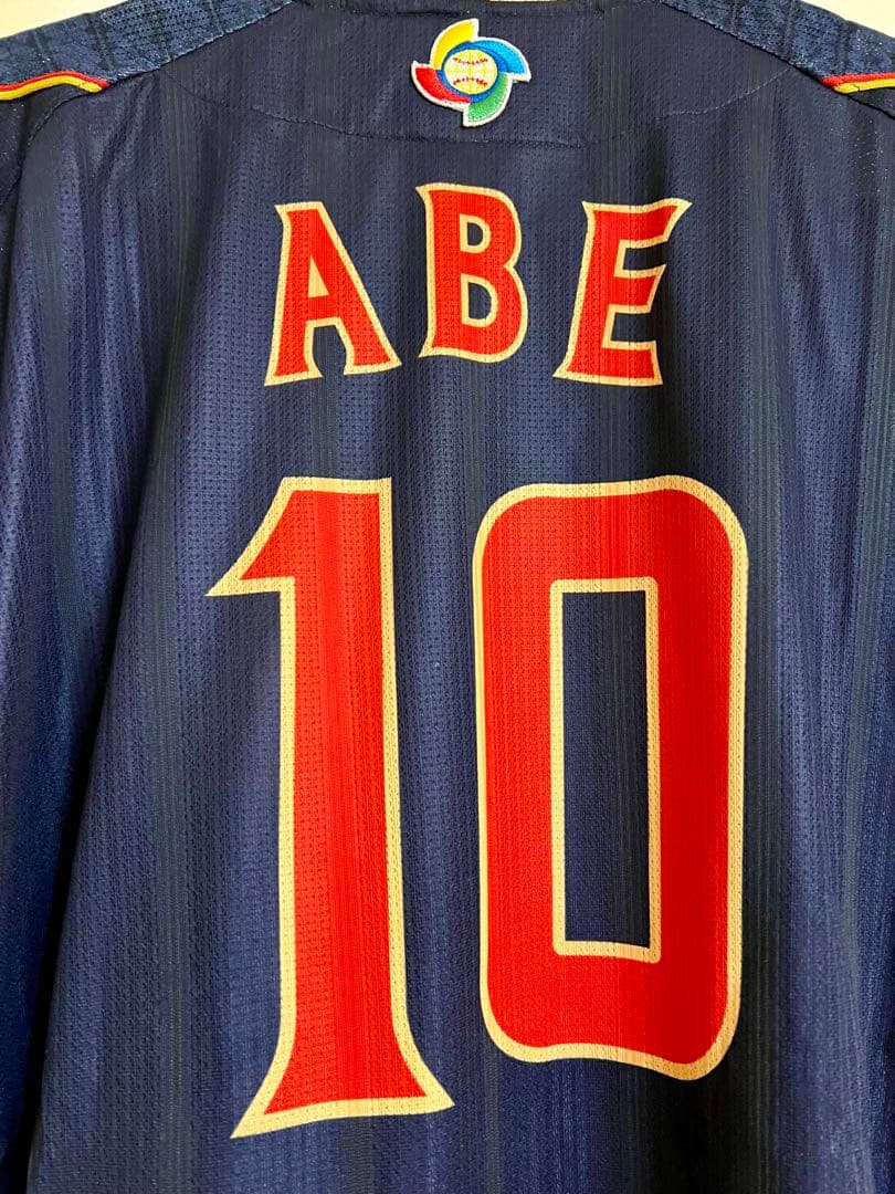 2013 WBC 阿部慎之助 ハイグレードユニフォーム ビジター Oサイズ