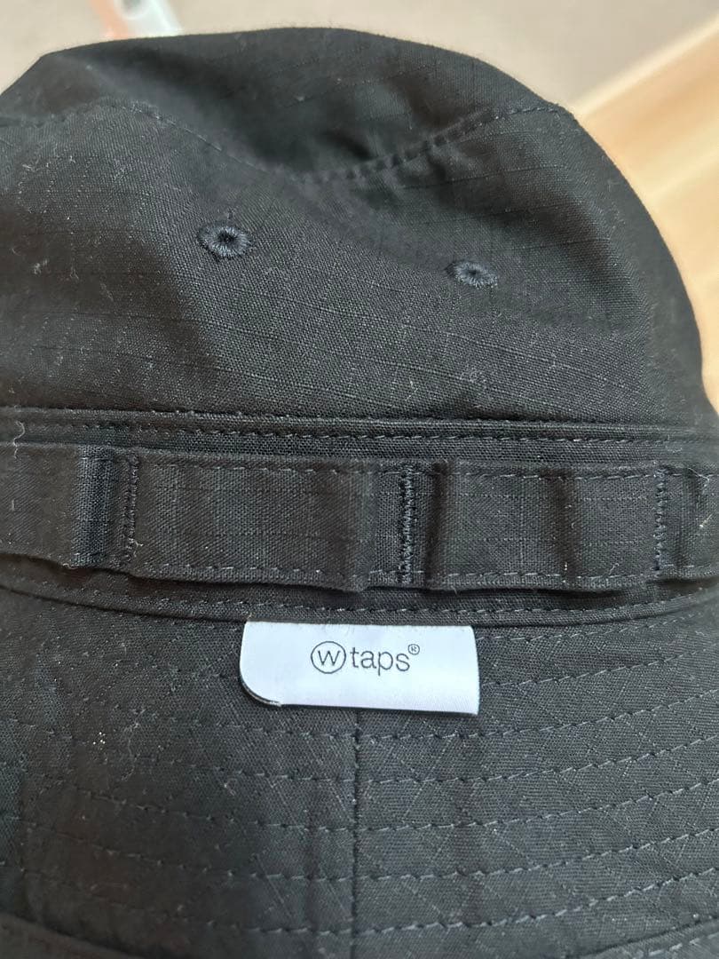 WTAPS ブラック バケットハット サイズ03 ジャングルハット　極美品