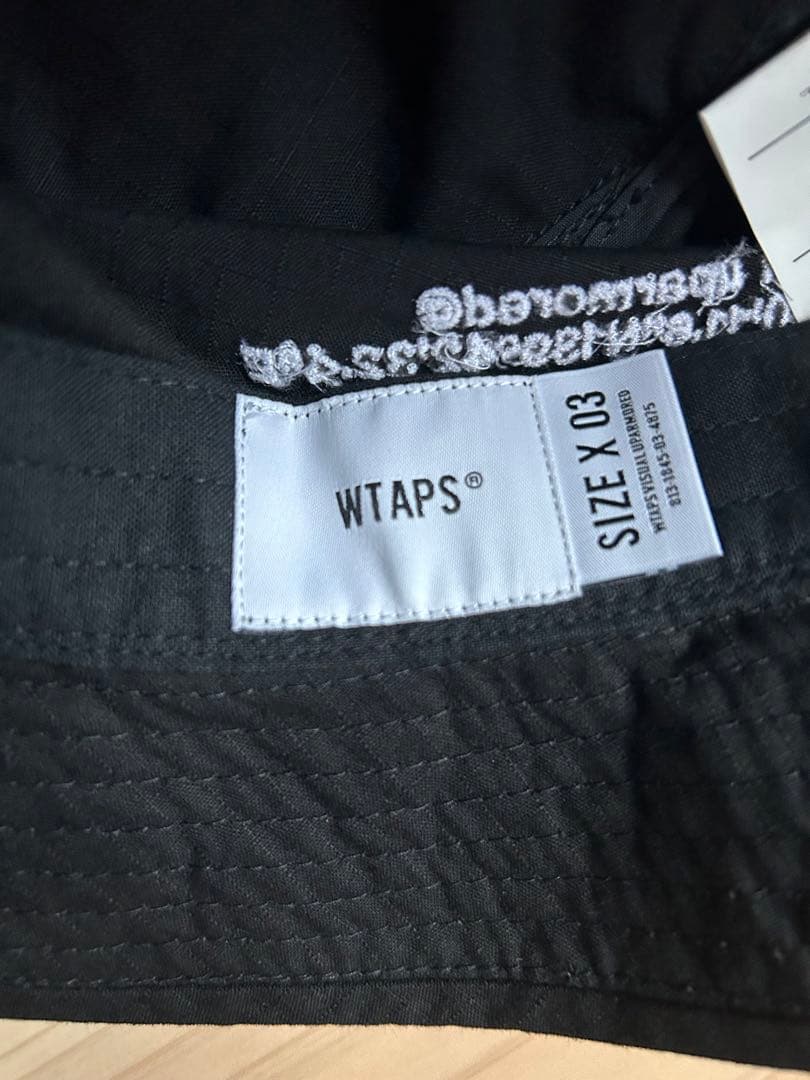 WTAPS ブラック バケットハット サイズ03 ジャングルハット　極美品