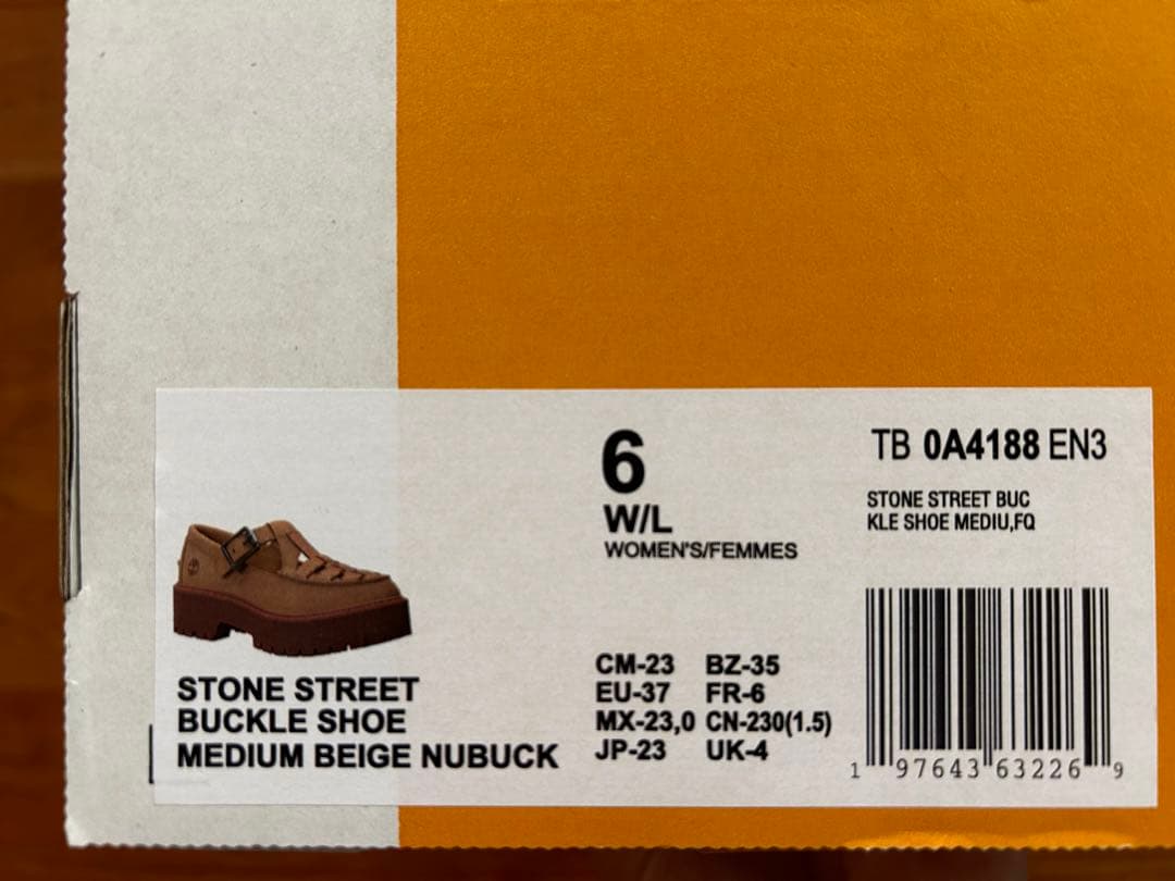 新品未使用【Timberland】ストーンストリートバックルシューズ23cm