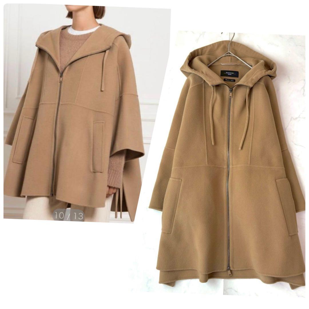 未使用級✨️2024　マックスマーラ　ポンチョ　クチートアマーノ　ピュアウール