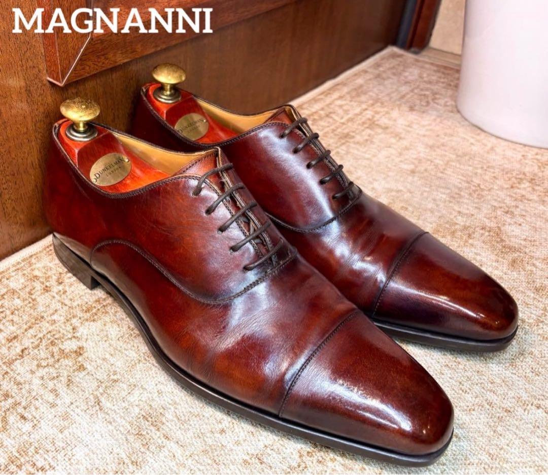 MAGNANNI マグナーニ　ストレートチップ　EU40(25) ブラウン