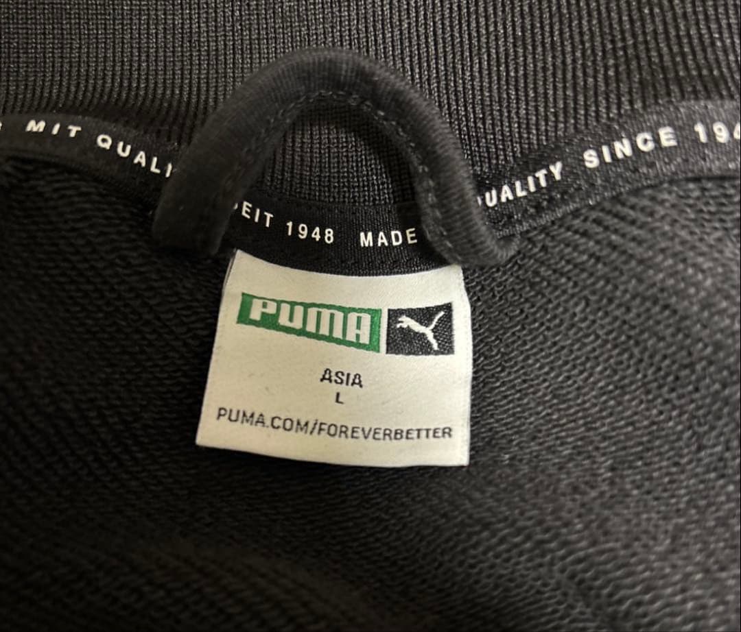 ㅇ*ㅇ様 大人気！PUMA T7 アイコニック セットアップ 黒 ブラック Lサ