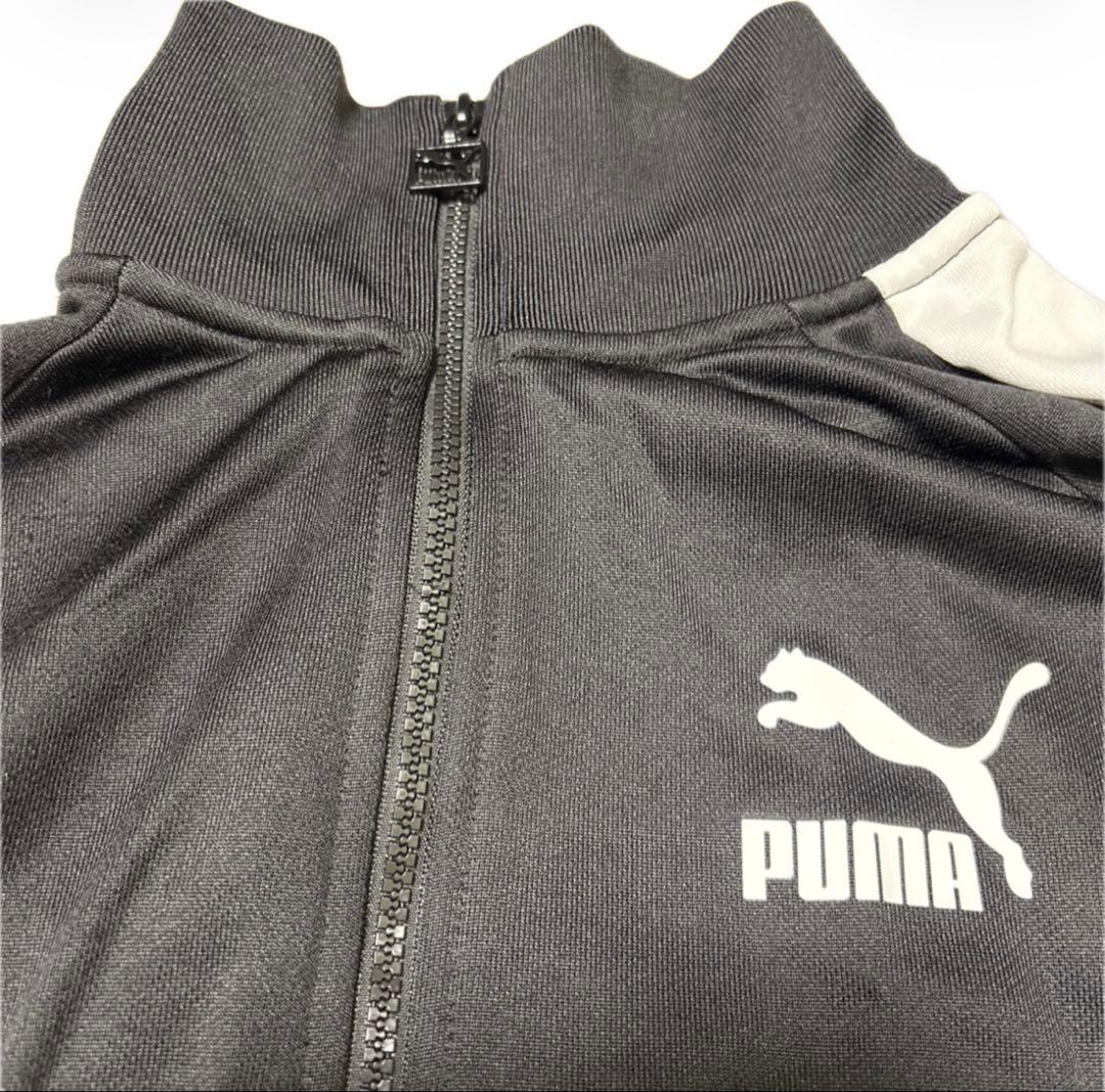ㅇ*ㅇ様 大人気！PUMA T7 アイコニック セットアップ 黒 ブラック Lサ