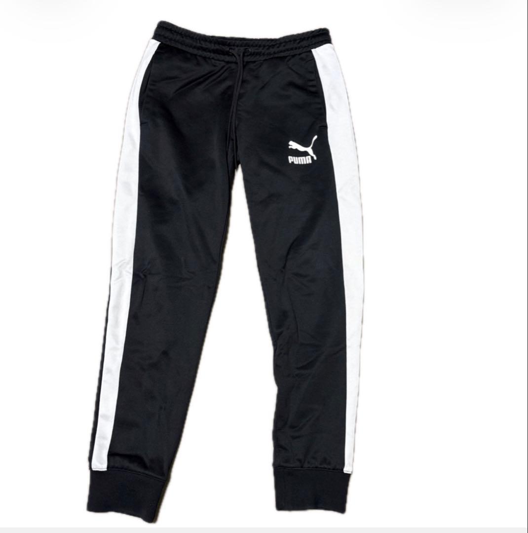 ㅇ*ㅇ様 大人気！PUMA T7 アイコニック セットアップ 黒 ブラック Lサ