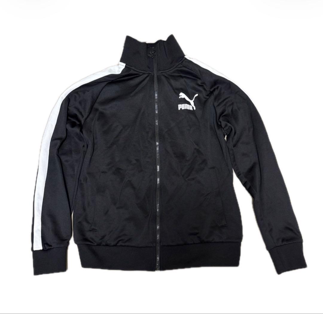 ㅇ*ㅇ様 大人気！PUMA T7 アイコニック セットアップ 黒 ブラック Lサ