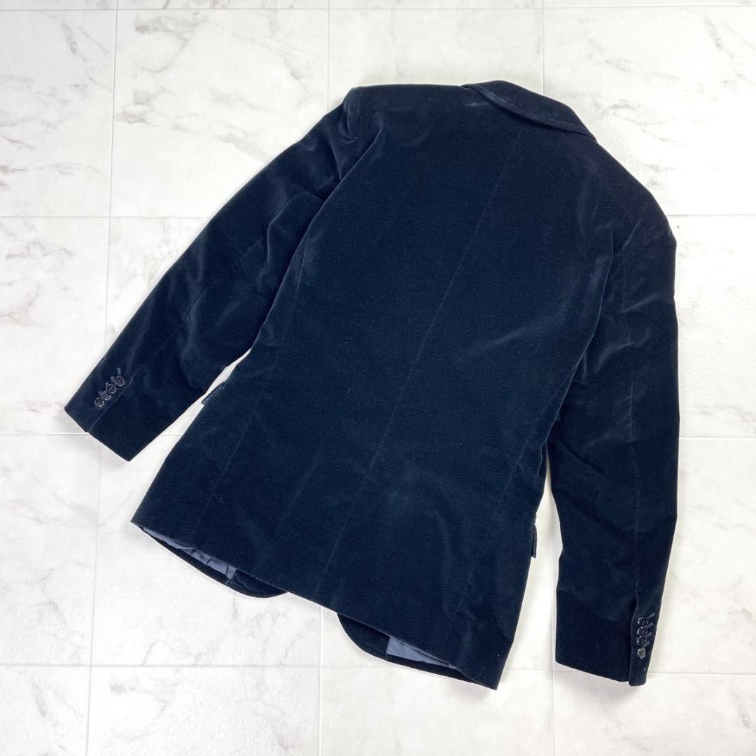 美品 エルメネジルドゼニア テーラードジャケット 総裏 紺 50*KD961