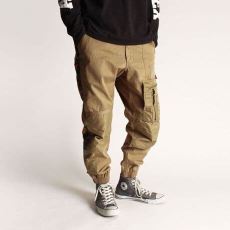 アヴィレックス AVIREX ジョガーパンツ カーゴパンツ リフレクター L