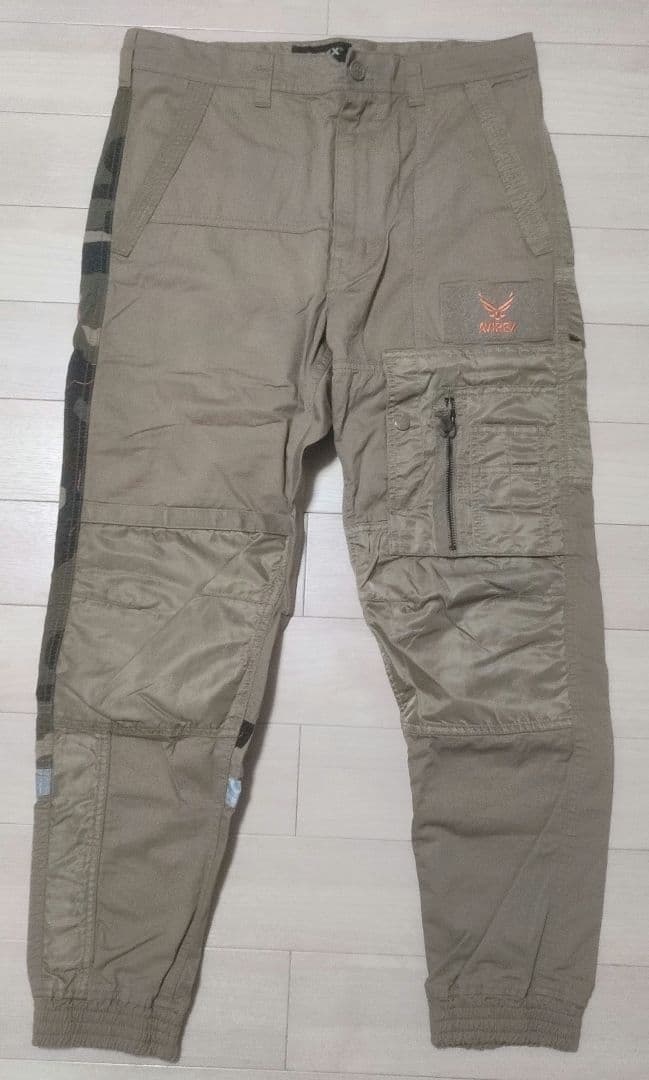 アヴィレックス AVIREX ジョガーパンツ カーゴパンツ リフレクター L