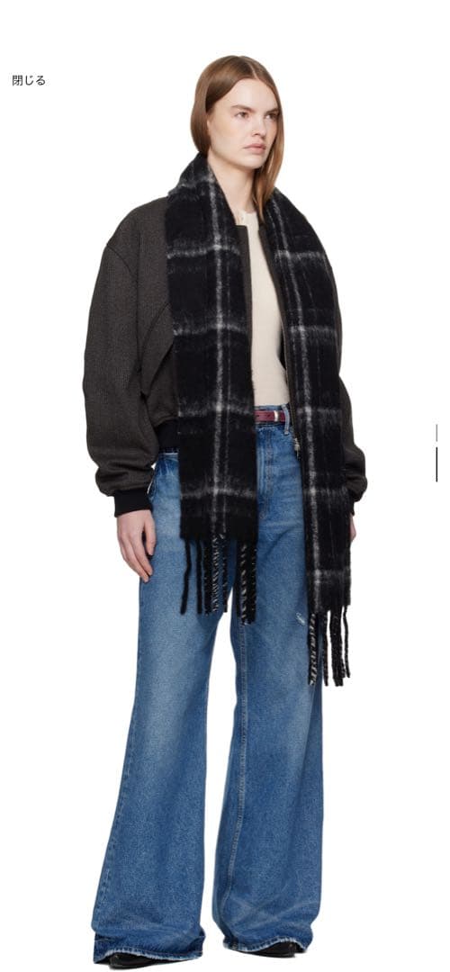 小物 our legacy black muffler