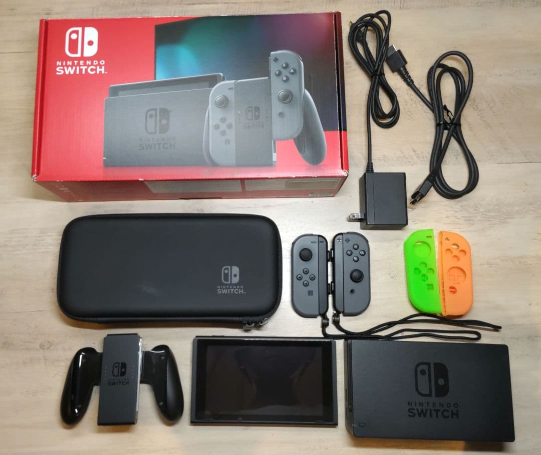 【k0310ohra】NintendoSwitch本体 付属品完備箱付き