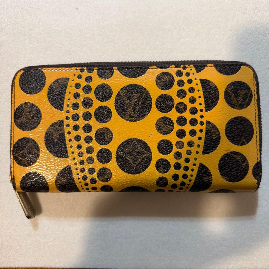 【レア】Louis Vuitton 草間彌生 長財布 パンプキンドット 箱付き