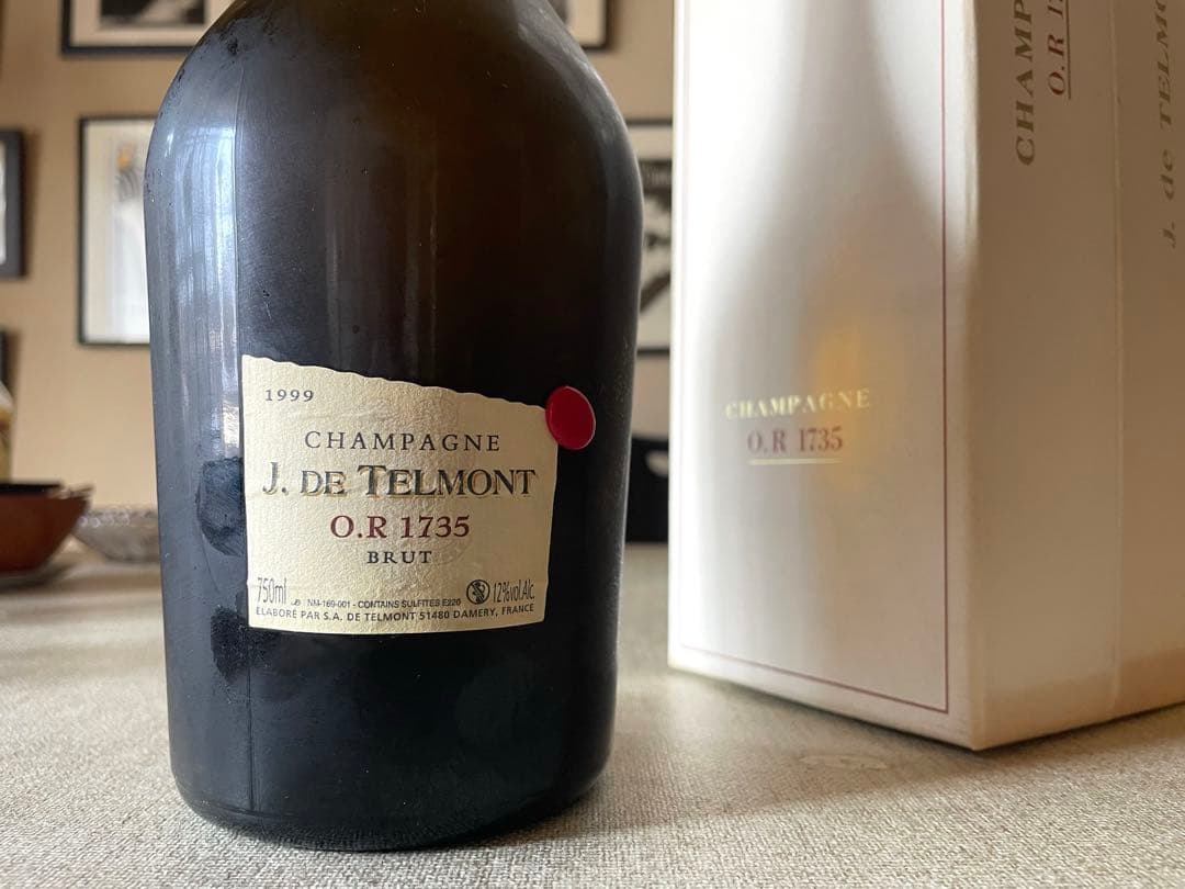 ★ ジ ド テルモン O.R 1735 1999 シャンパン 箱付