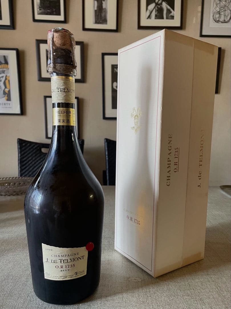 ★ ジ ド テルモン O.R 1735 1999 シャンパン 箱付