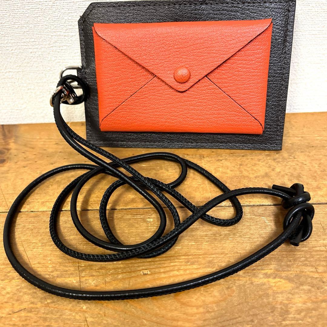 L'arcobaleno(ラルコバレーノ)ミニネックウォレット ブラウン