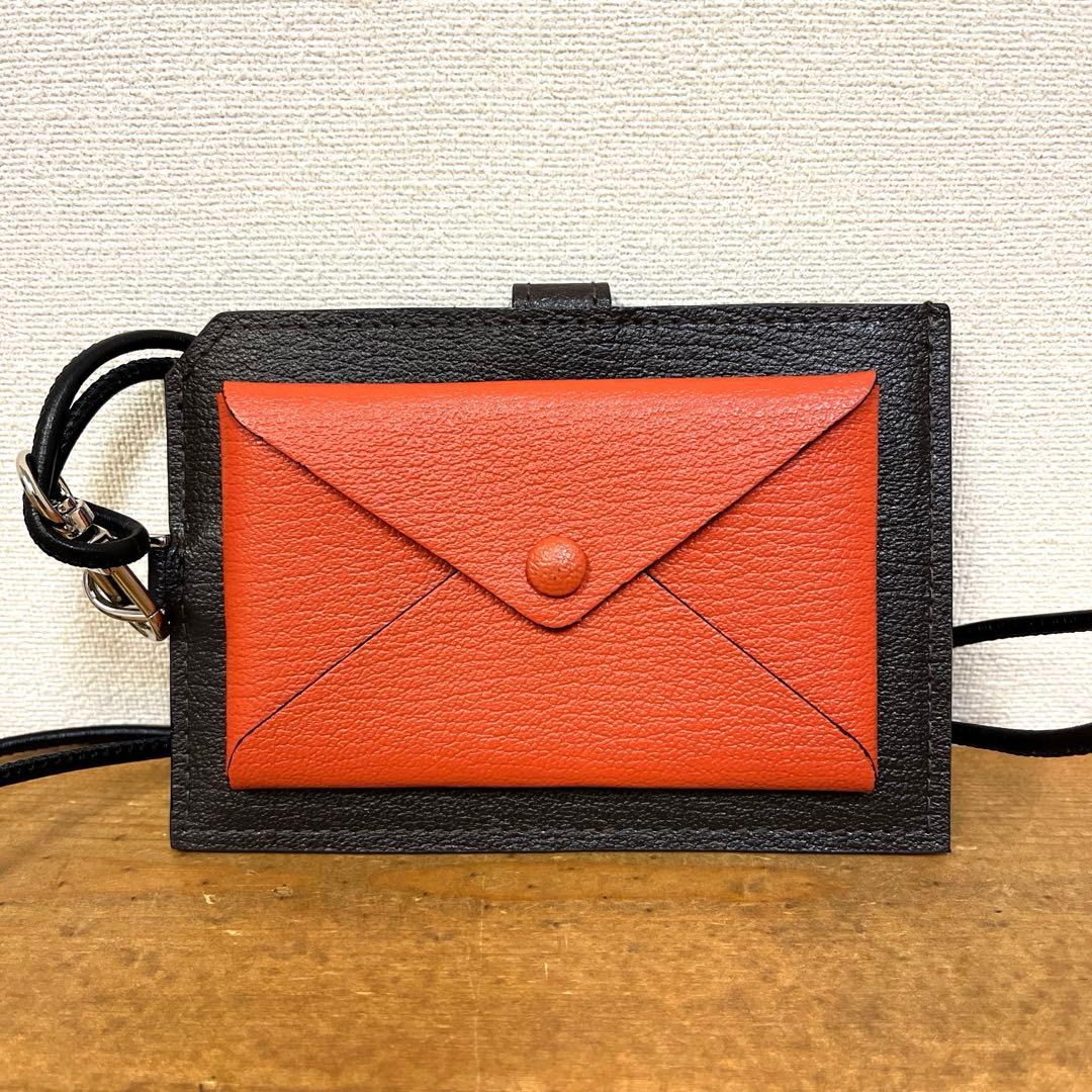 L'arcobaleno(ラルコバレーノ)ミニネックウォレット ブラウン