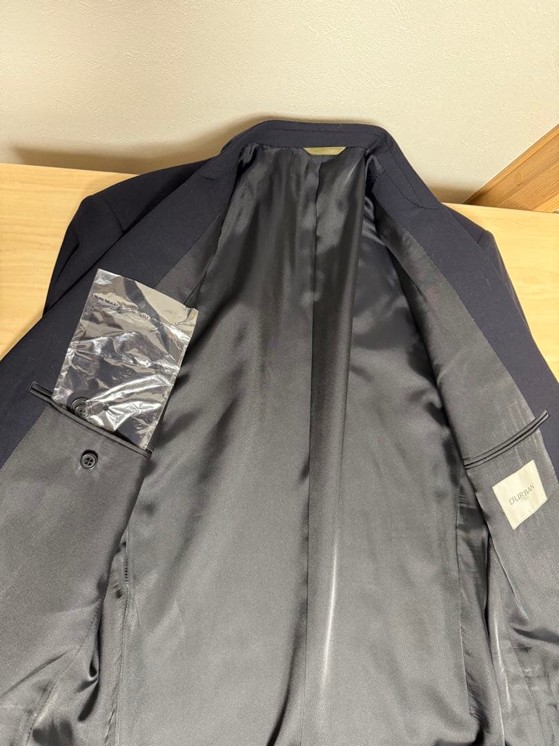 美品　ダーバン　スーツセットアップ　ネイビー　XL AB7 ウール100%