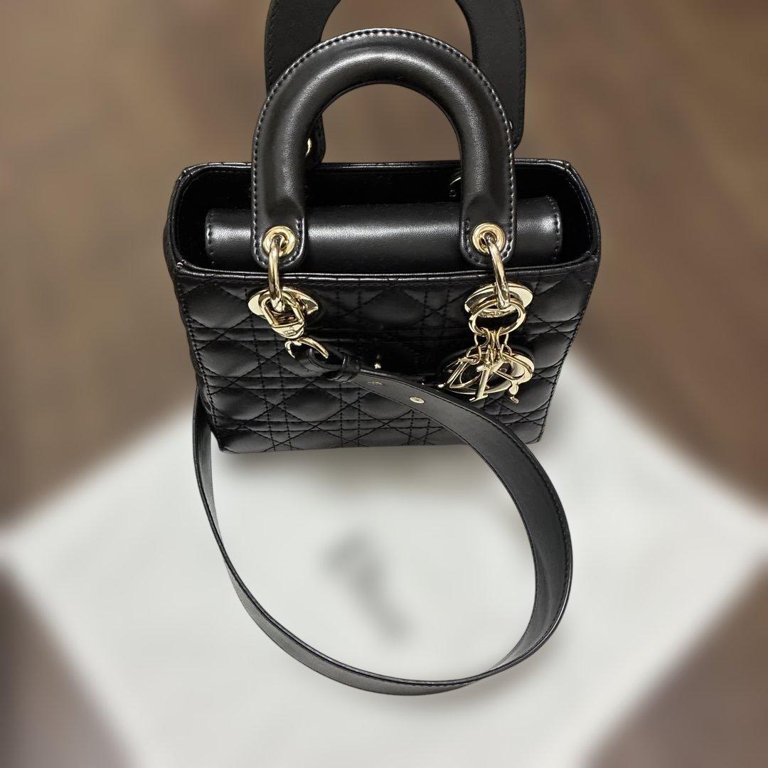 Christian Dior ブラック ショルダーバッグ