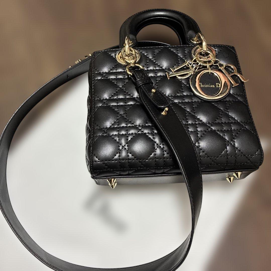 Christian Dior ブラック ショルダーバッグ