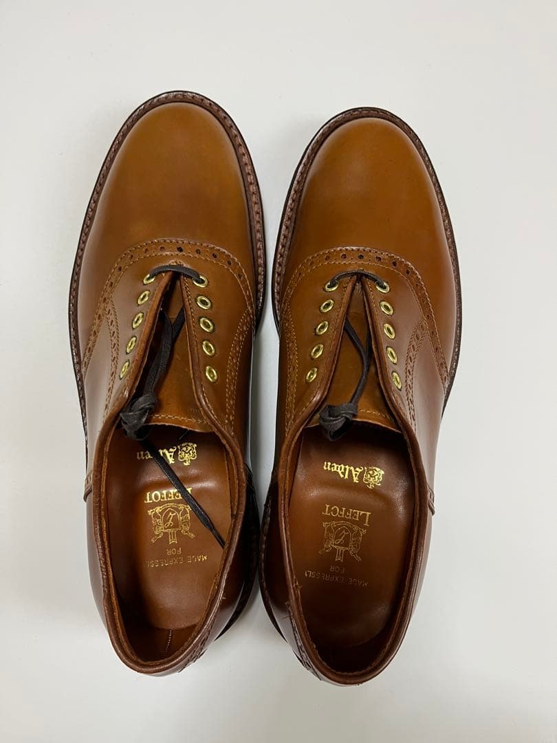 Alden × Leffot Whiskey Saddles D1307C