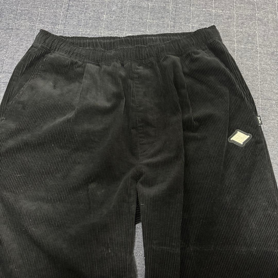 BUDSPOOL コーデュロイパンツ XLサイズ ブラック