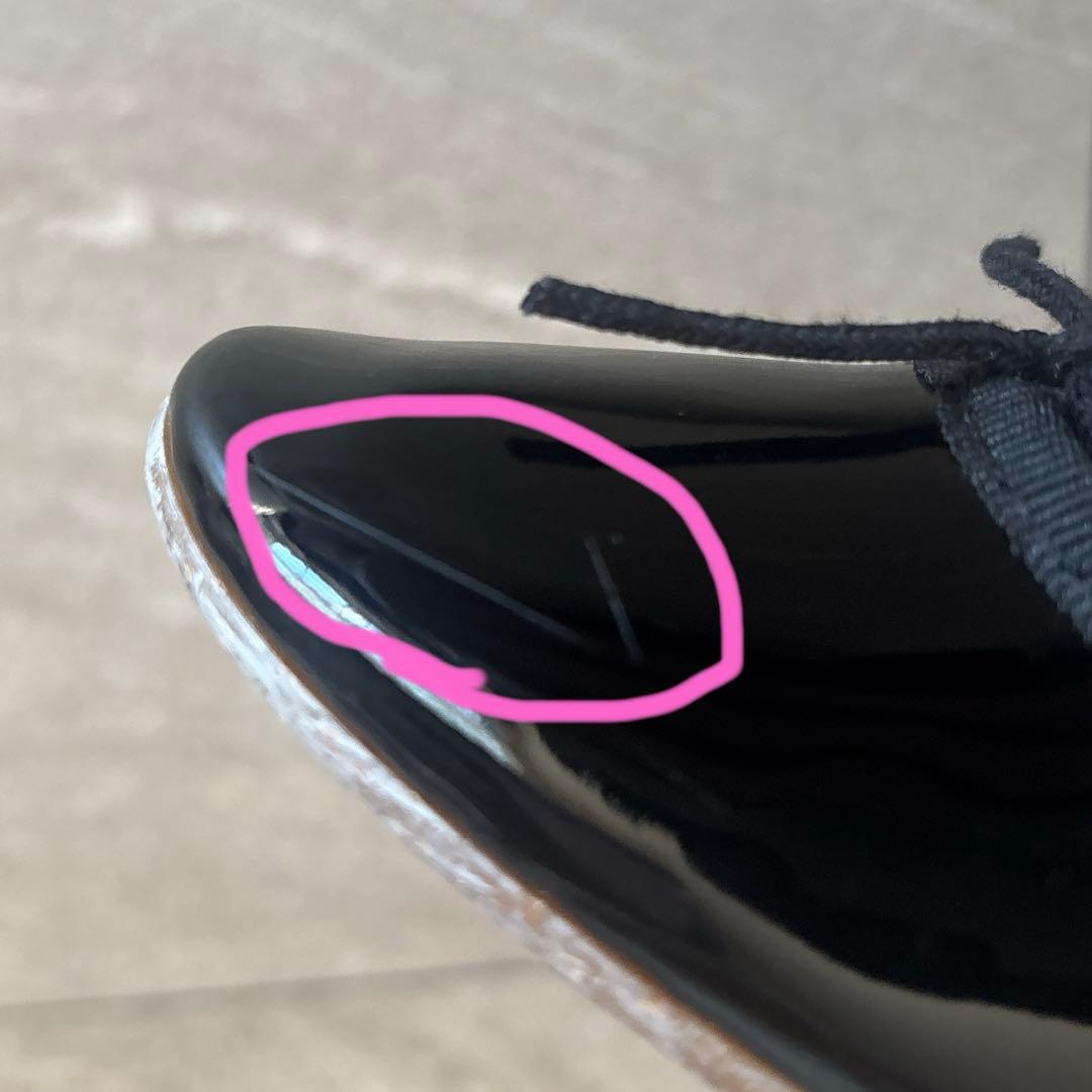 Repettoレペット　バレエフラットシューズ　ラバーソール　37 ブラック