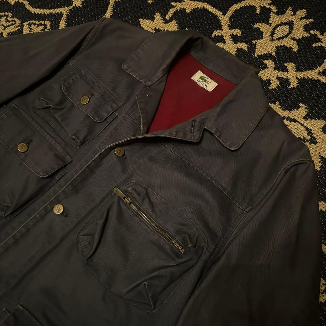 LACOSTE マルチポケット ジャケット ファティーグタイプ ジャケット