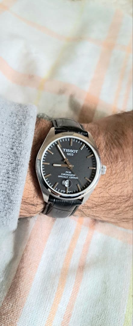 電池交換済 ティソ TISSOT クロノメーター 腕時計 クォーツ