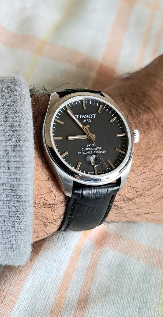 電池交換済 ティソ TISSOT クロノメーター 腕時計 クォーツ