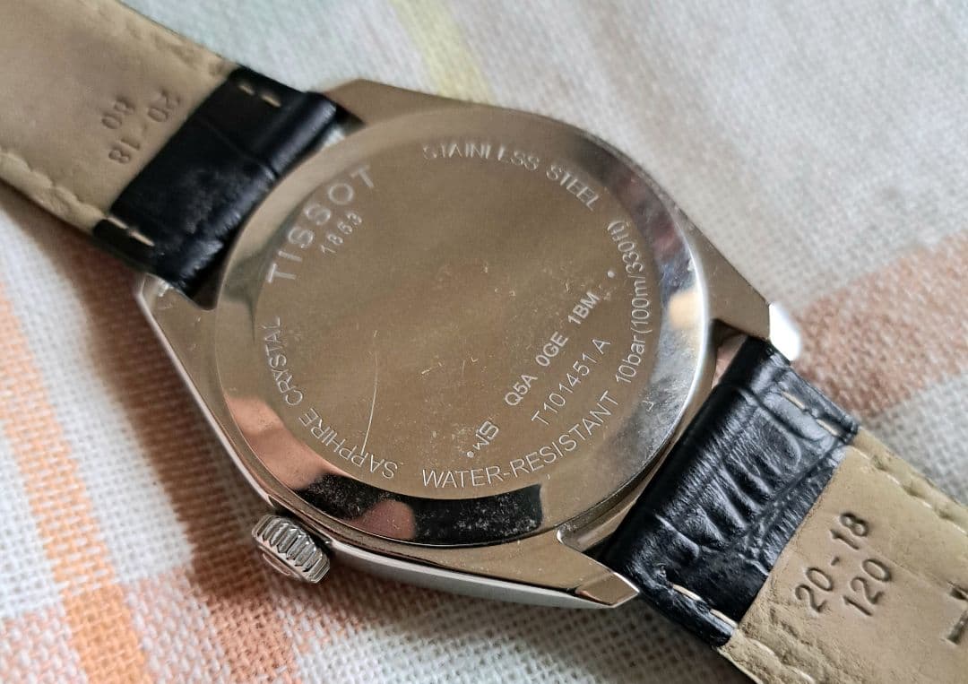 電池交換済 ティソ TISSOT クロノメーター 腕時計 クォーツ