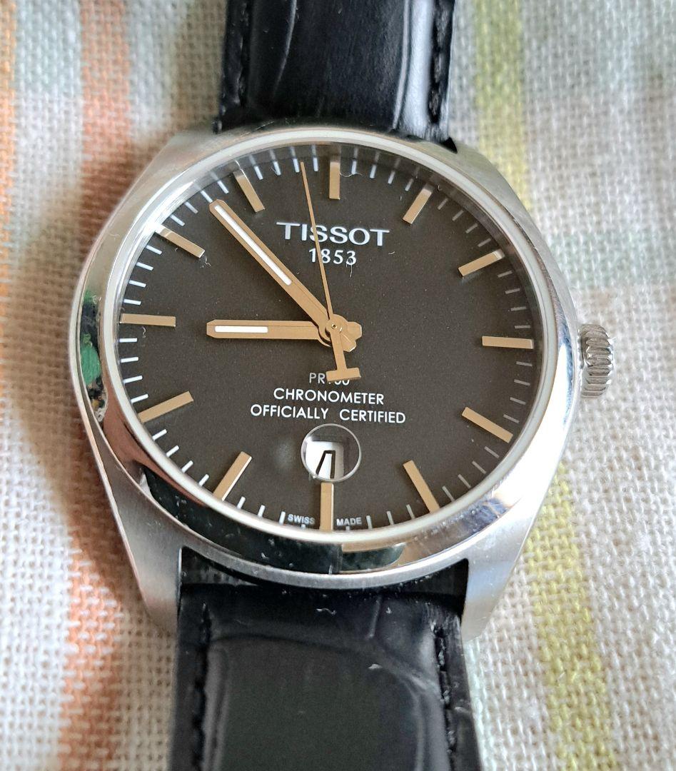 電池交換済 ティソ TISSOT クロノメーター 腕時計 クォーツ