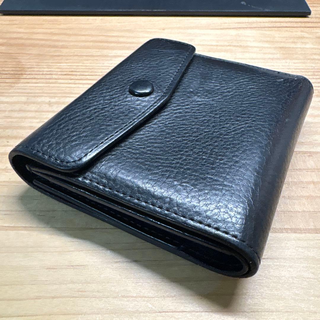 シンレザーズSinleathers タスカTasca二つ折り財布 黒