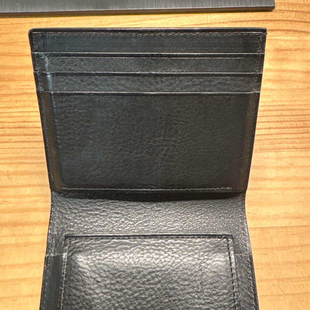 シンレザーズSinleathers タスカTasca二つ折り財布 黒