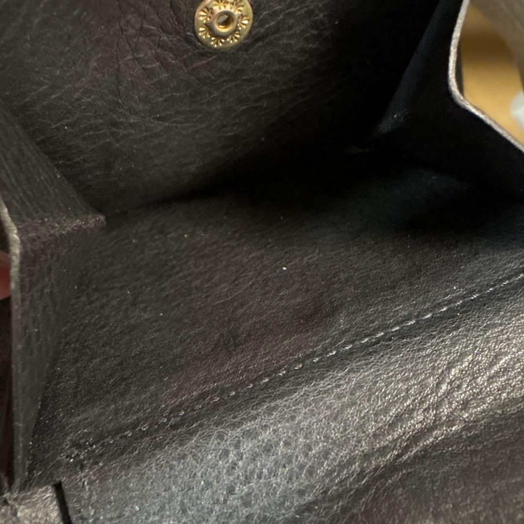 シンレザーズSinleathers タスカTasca二つ折り財布 黒