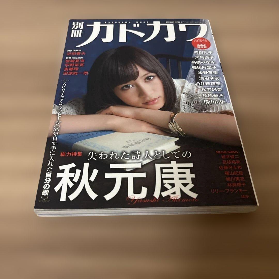 別冊カドカワ総力特集秋元康 AKB48 岩崎夏海 田原総一朗 リリー・フランキ…