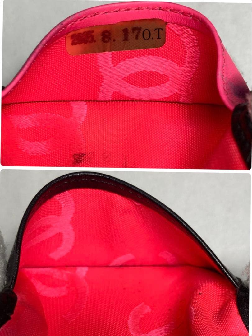 CHANEL シャネル　カンボンライン　レザー　6連キーケース ブラック