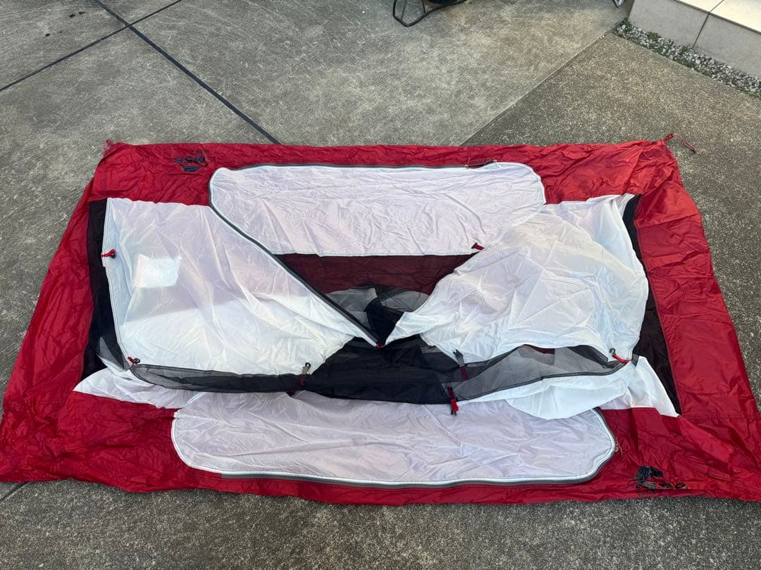 MSR エリクサー2 アウトドア キャンプ テント タン TAN