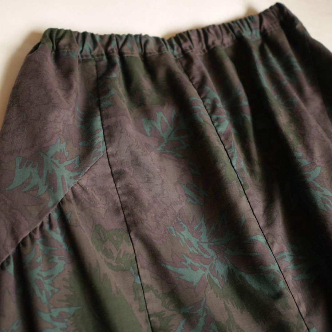 Y's for Living ボタニカル柄 バルーンパンツ