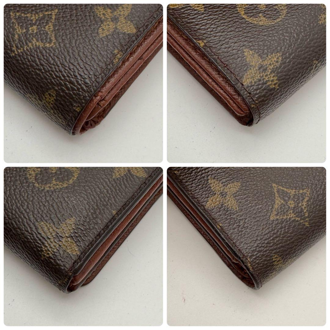 【新型・美品】ルイヴィトン　モノグラム　ポルトモネ・ビエ・トレゾール　折り財布