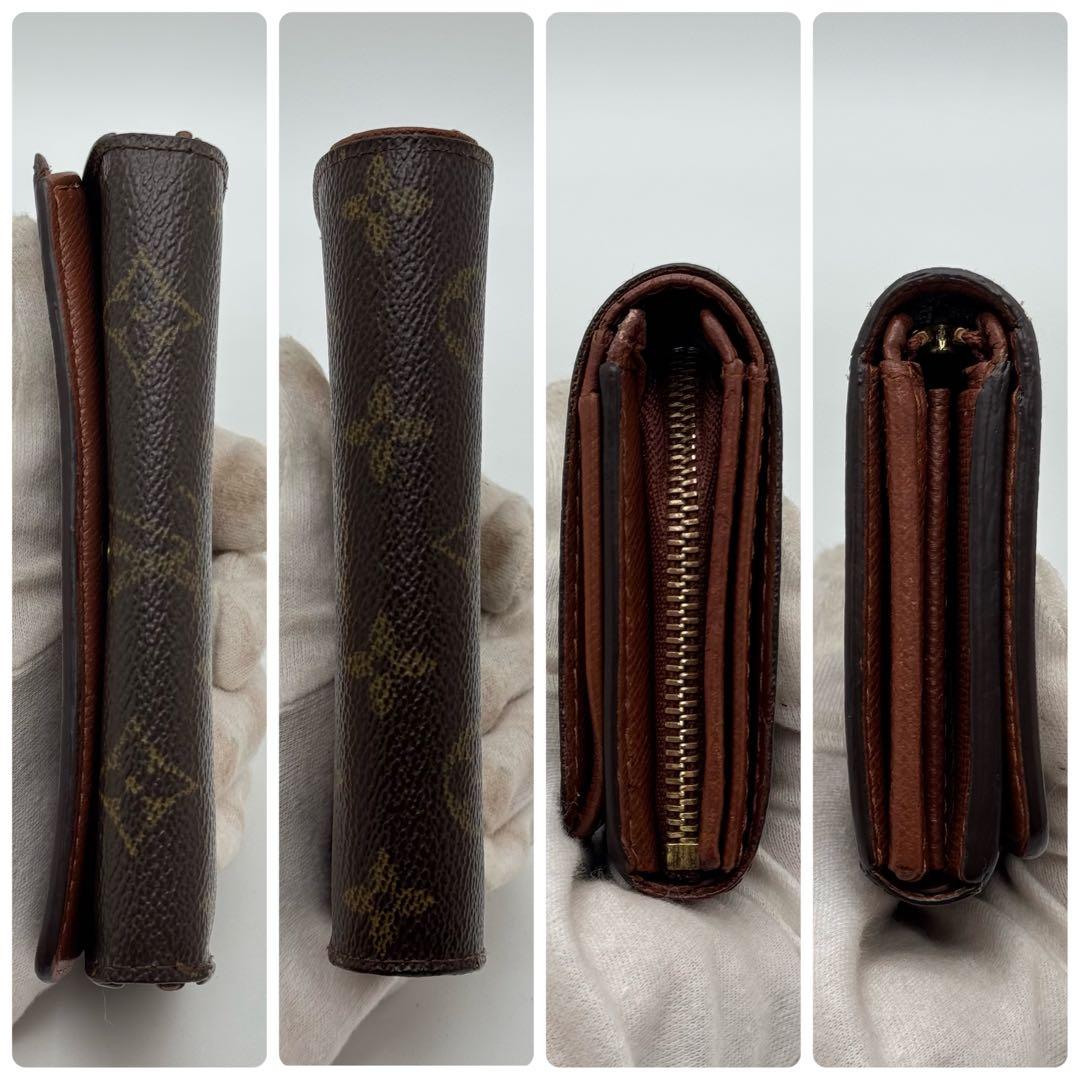 【新型・美品】ルイヴィトン　モノグラム　ポルトモネ・ビエ・トレゾール　折り財布