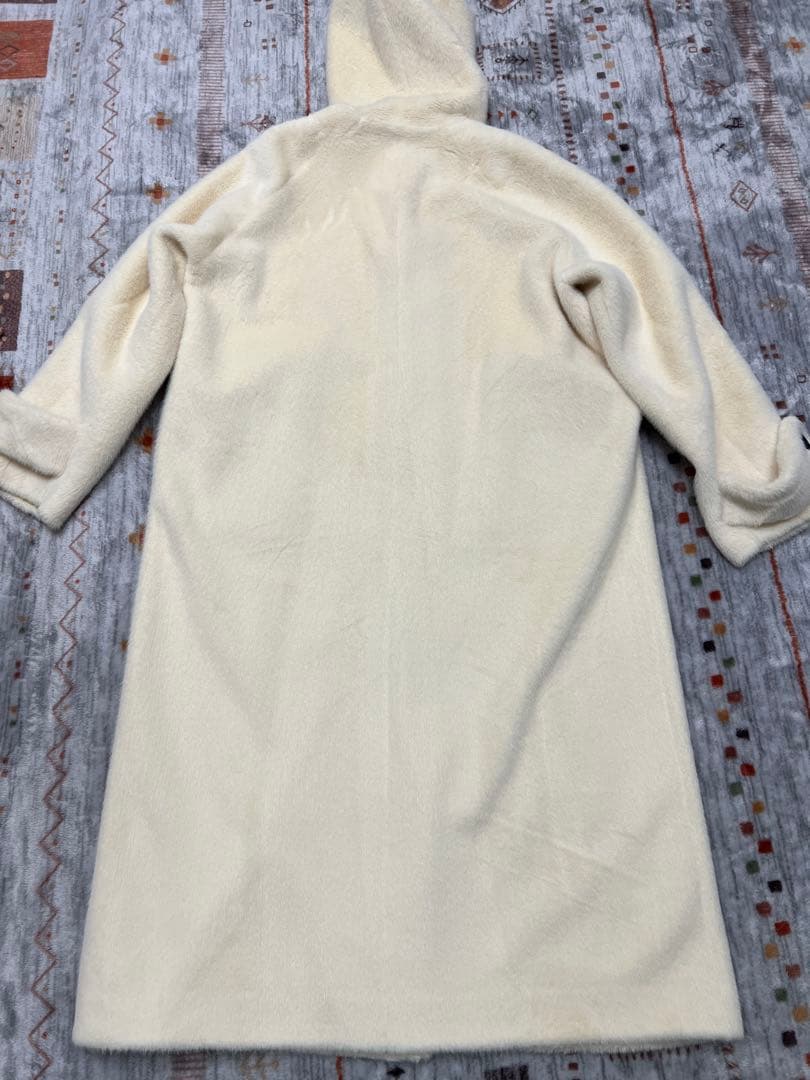 フェイクファーロングフードコート