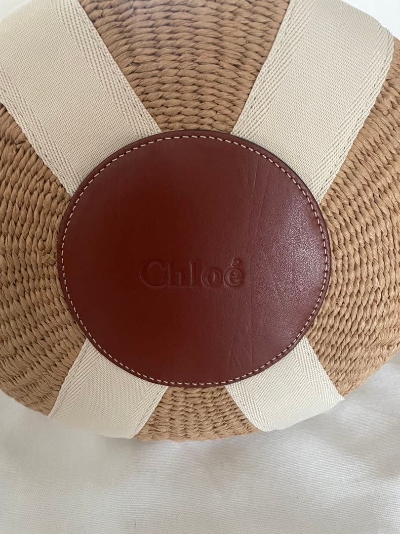 値下げします❣️超美品Chloé (クロエ)カゴトートバッグ