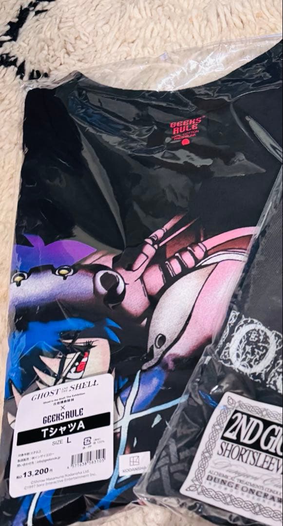 【攻殻機動隊展】GEEKS RULE コラボTシャツ Lサイズ