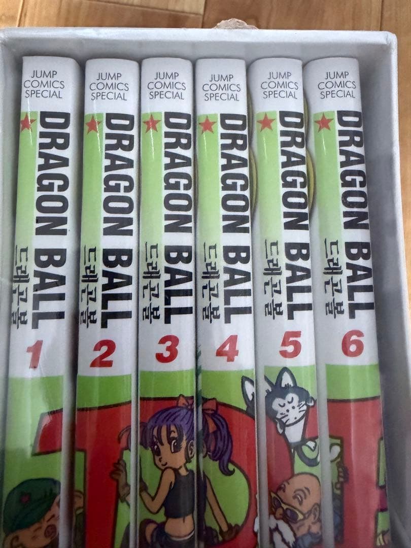貴重！韓国版「ドラゴンボール 1〜6巻」ボックス