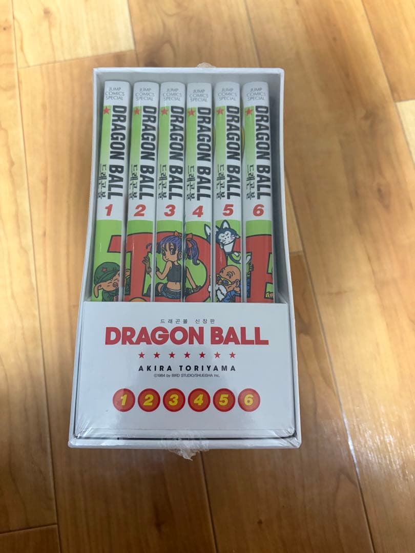 貴重！韓国版「ドラゴンボール 1〜6巻」ボックス