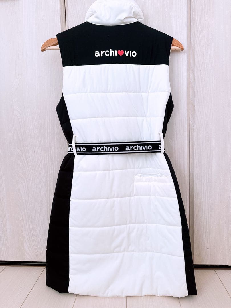 ニコニコですarchivio アルチビ中綿ベスト サイズ36