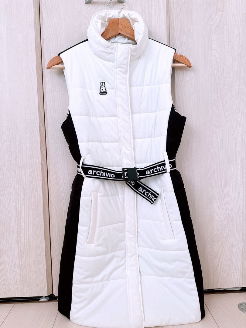 ニコニコですarchivio アルチビ中綿ベスト サイズ36