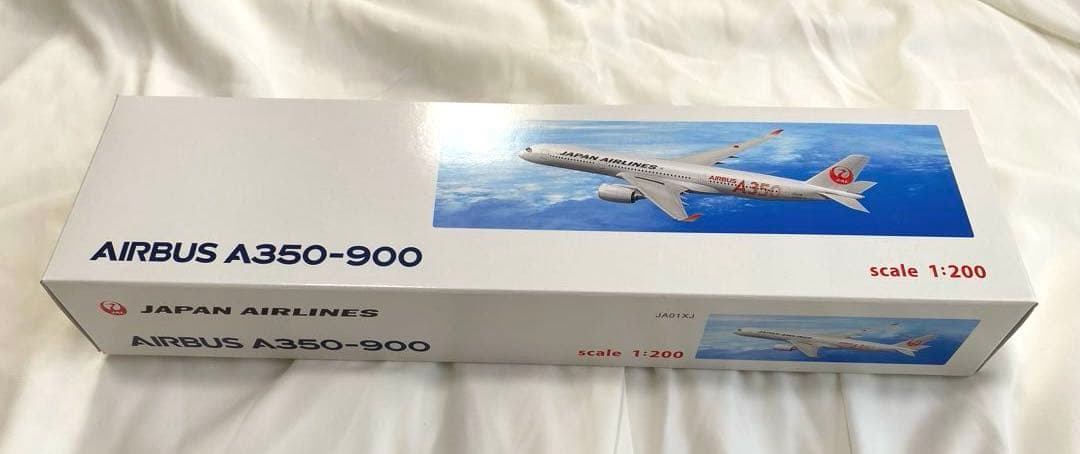 【お値下げ中❗️ほぼ未使用】JAL A350-900 エアバス1/200